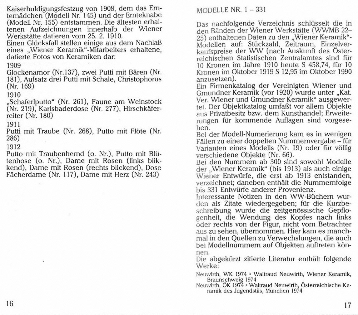 Markenlexikon 3 Wiener Keramik